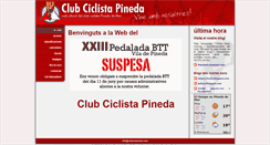 Desktop Screenshot of ciclismepineda.com